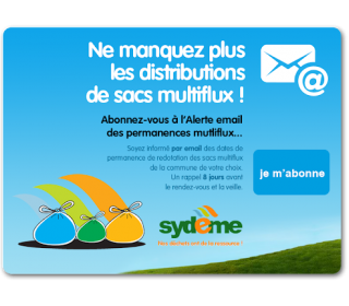 Simplifiez-vous la vie en vous abonnant à l'alerte email des permanences multiflux !
