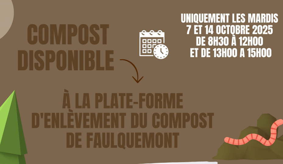 RÉOUVERTURE PROVISOIRE DE LA PLATE-FORME D'ENLÈVEMENT DU COMPOST DE FAULQUEMONT